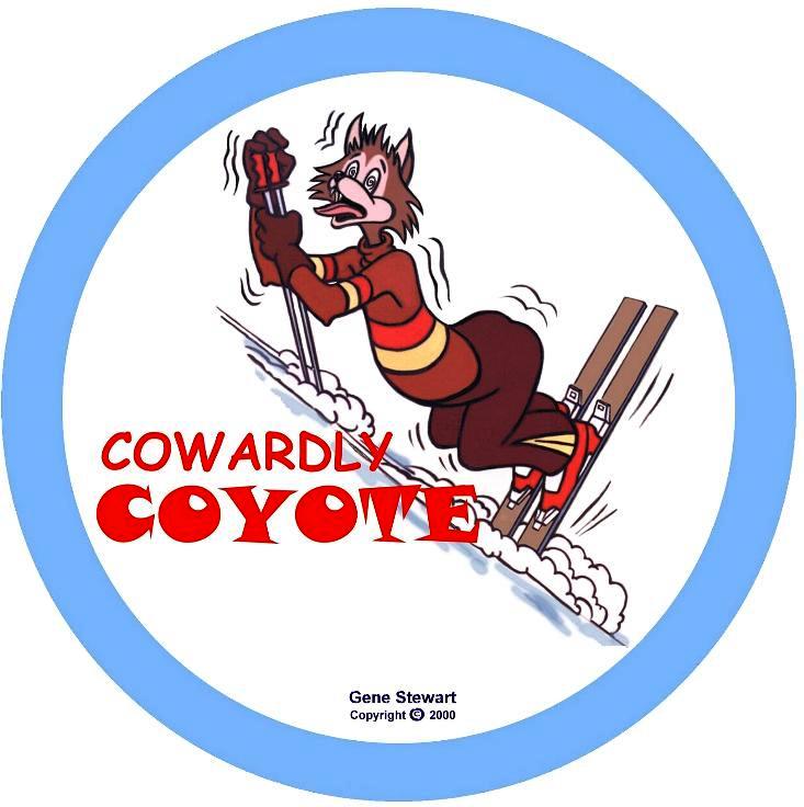 Cowardly Coyote T Shirt design